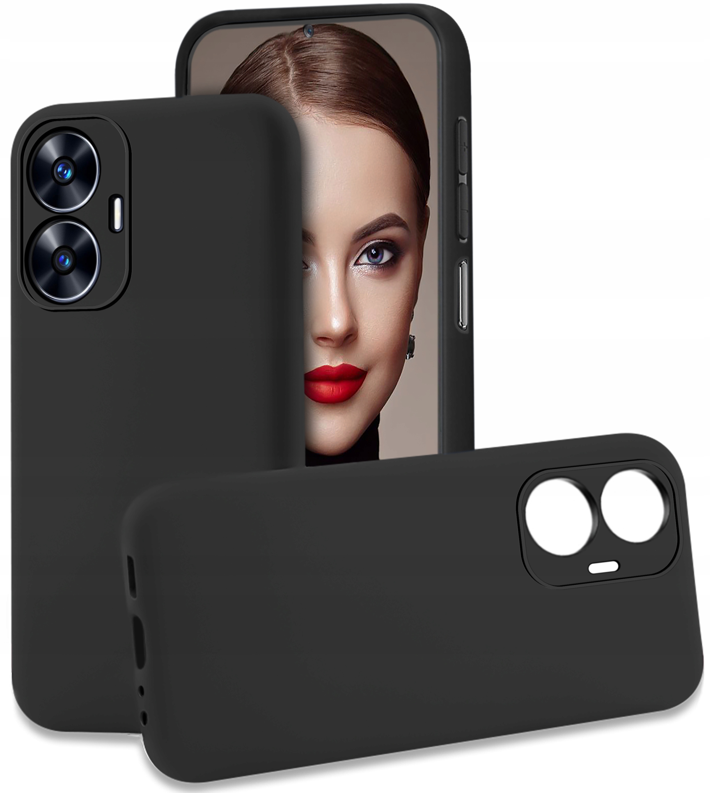 

Etui do Realme C55 Case Matt Szkło 9H