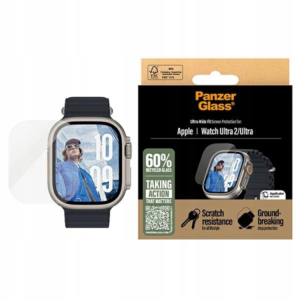 PanzerGlass Ultra-Wide Fit Apple WatchUltra 2 Ultra Screen Protection 371