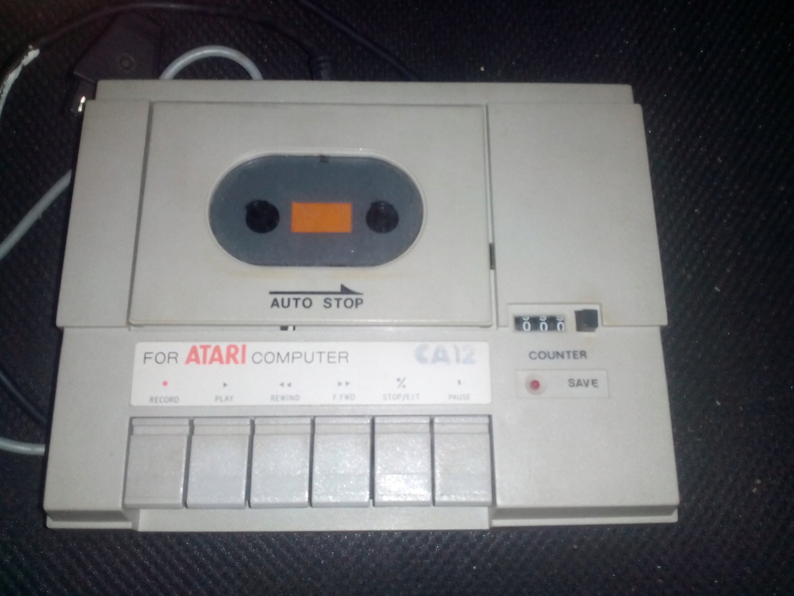 Magnetofon Atari CA-12 + pudełko
