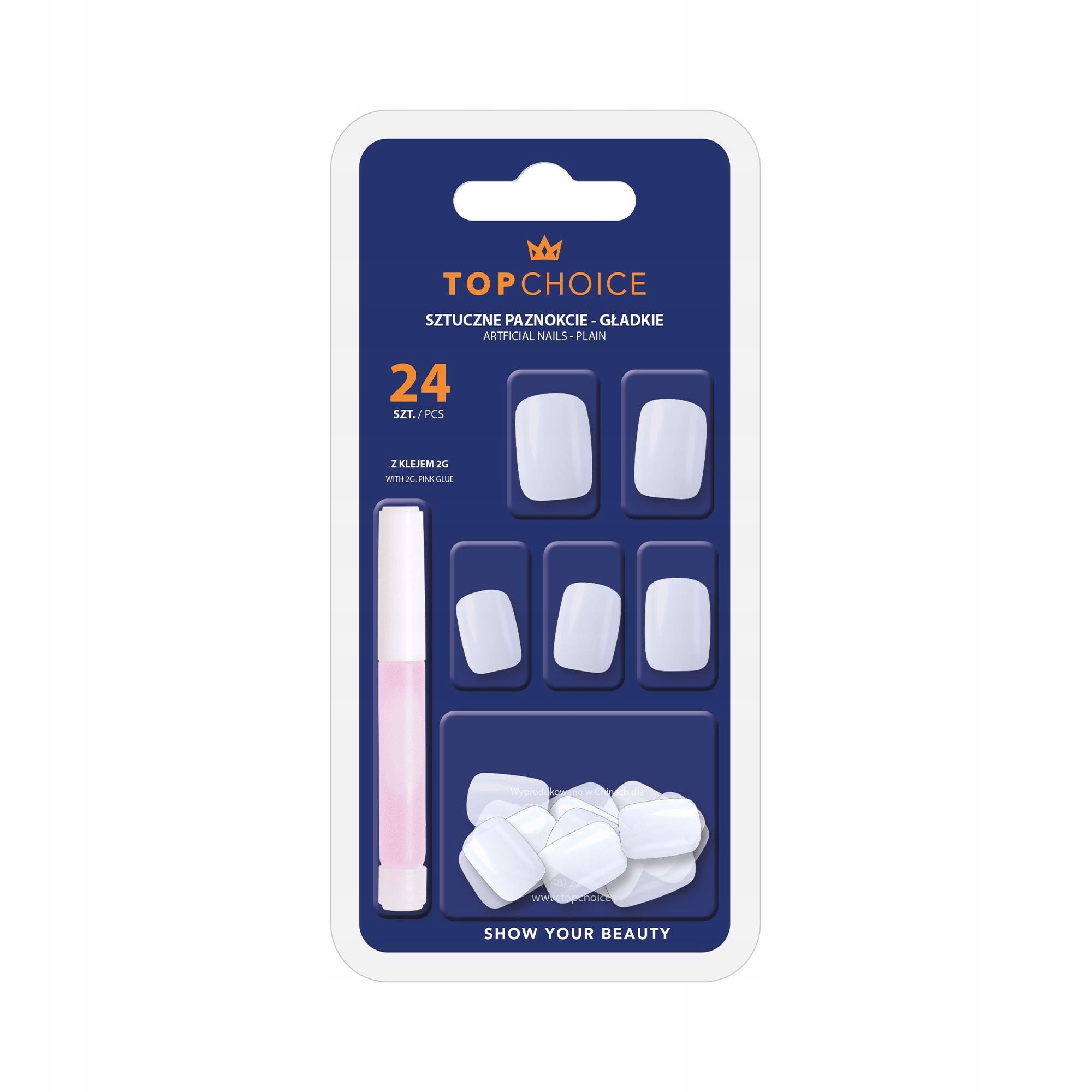 

Top Choice Paznokcie sztuczne z klejem 7514