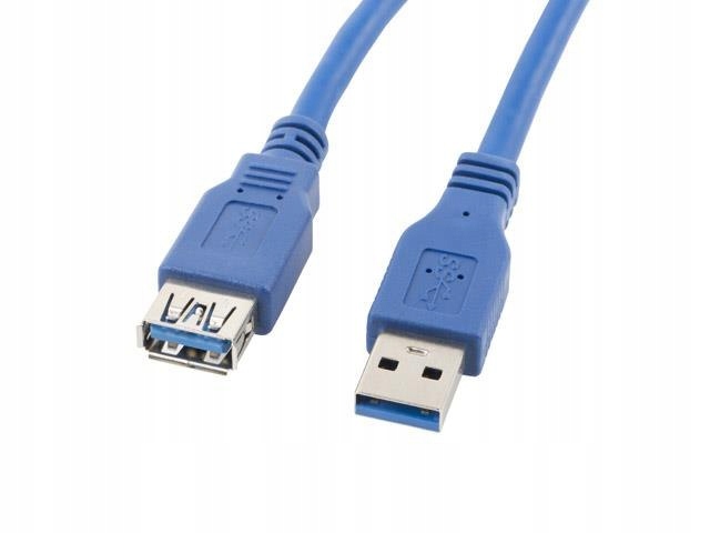 Lanberg Przedłużacz kabla USB 3.0 AM-AF niebieski 3M