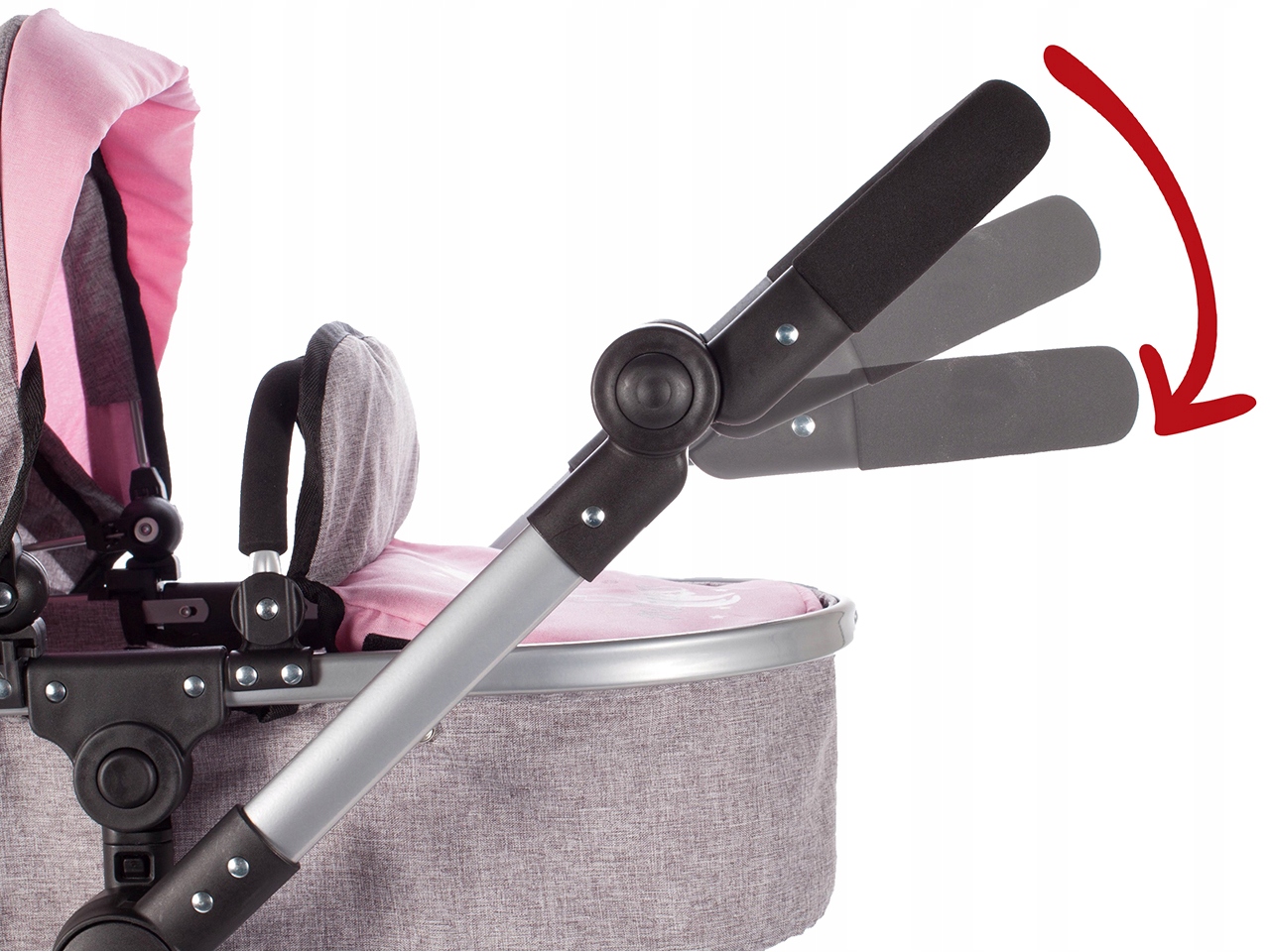 Wózek dla lalki głęboki MalPlay Princess Kod producenta WÓZEK KSIĘŻNIZKI 2W1