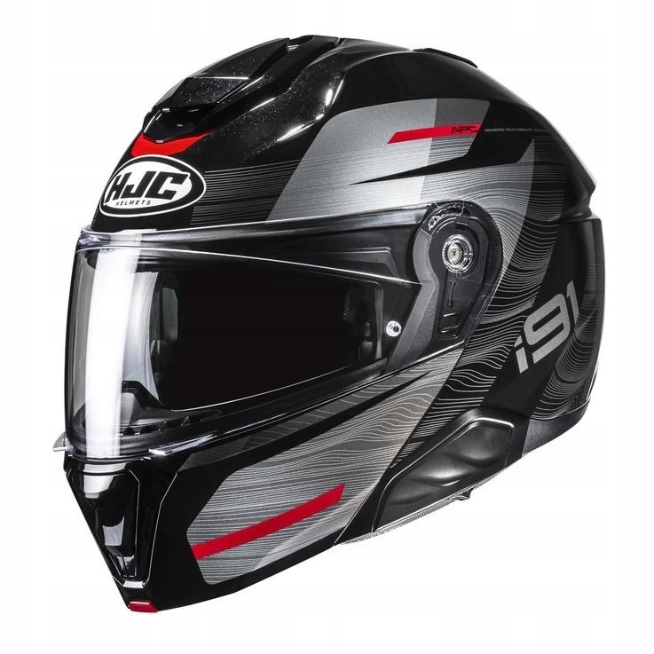 Motocyklová prilba Hjc I91 Dusk Black/red čierna červená Darčeky
