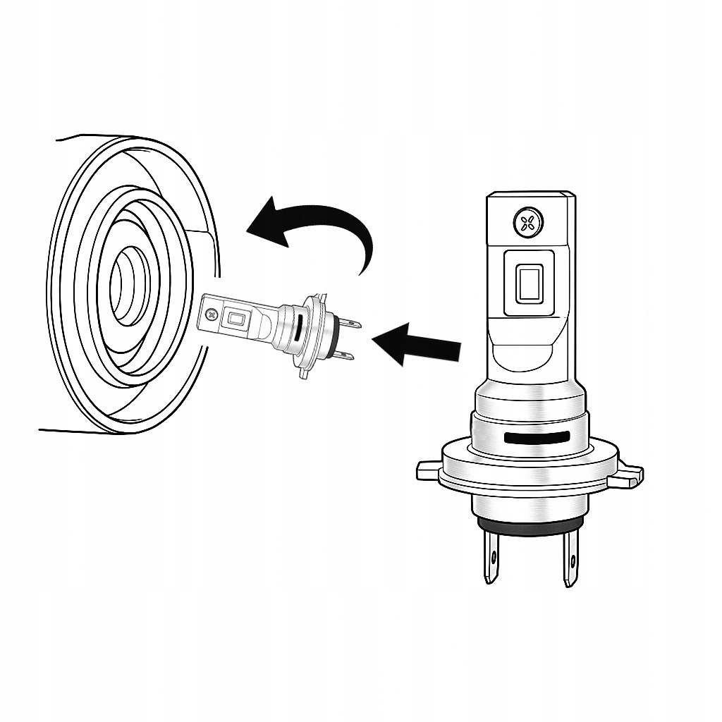 2x ŻARÓWKA H7 LED SAMOCHODOWA 12V 60W 13000lm 6000K XENON HQ KOREA Rodzaj LED