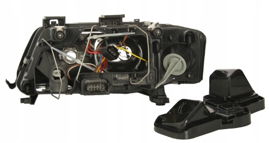 AUDI A6 C5 REFLEKTOR HALOGEN GŁÓWNY LEWY + PRAWY HOMOLOGACJA EU 1997 - 1999 Strona zabudowy lewe + prawe