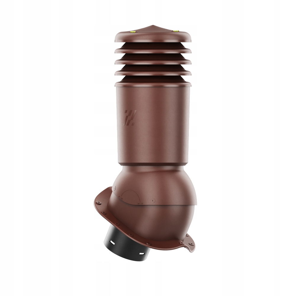 větrací komín Izolovaný HiVent fi125 Blachodachovka Bronz 8017