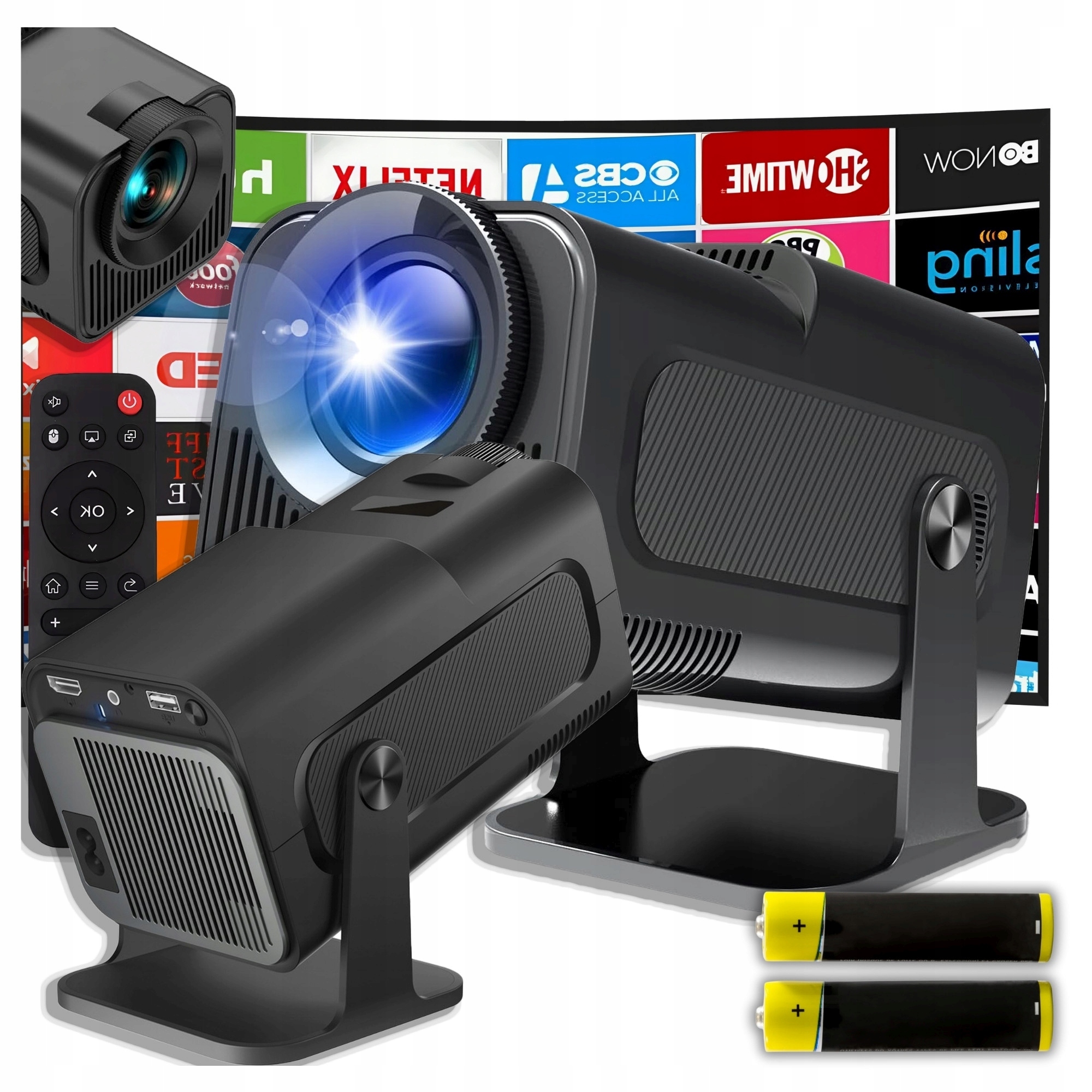 Projektor Rzutnik Mini Przenośny Android Led Wifi Hd Smart Tv HY320