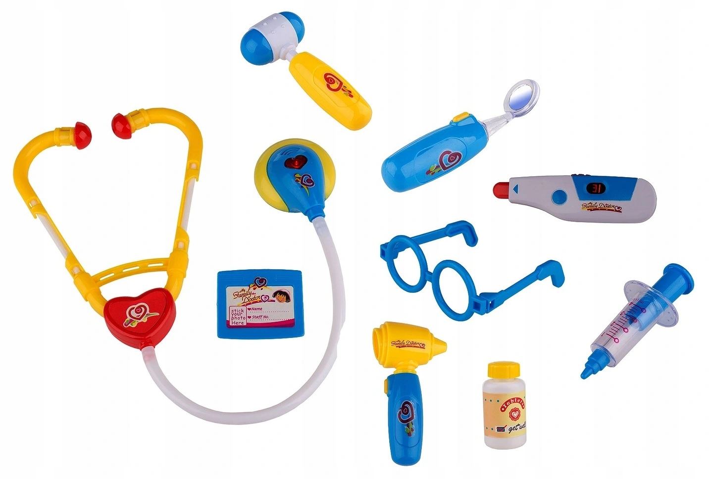 MAŁY DOKTOR _ ZESTAW LEKARSKI LEKARZ NA BATERIE Marka Doris