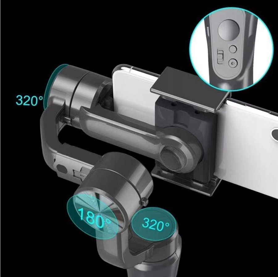 3osiowy Stabilizator Telefonu Po aplikacji APP 2200mAh Model mdxiaoqing
