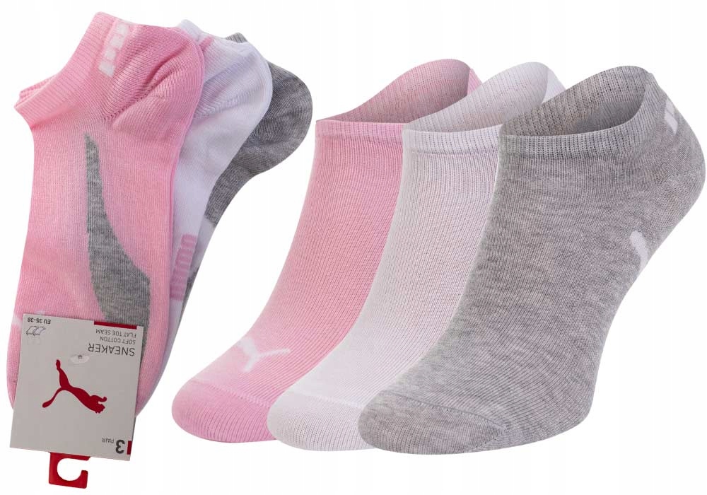 

Puma Skarpety Skarpetki Stopki 3 Pary r. 35-38