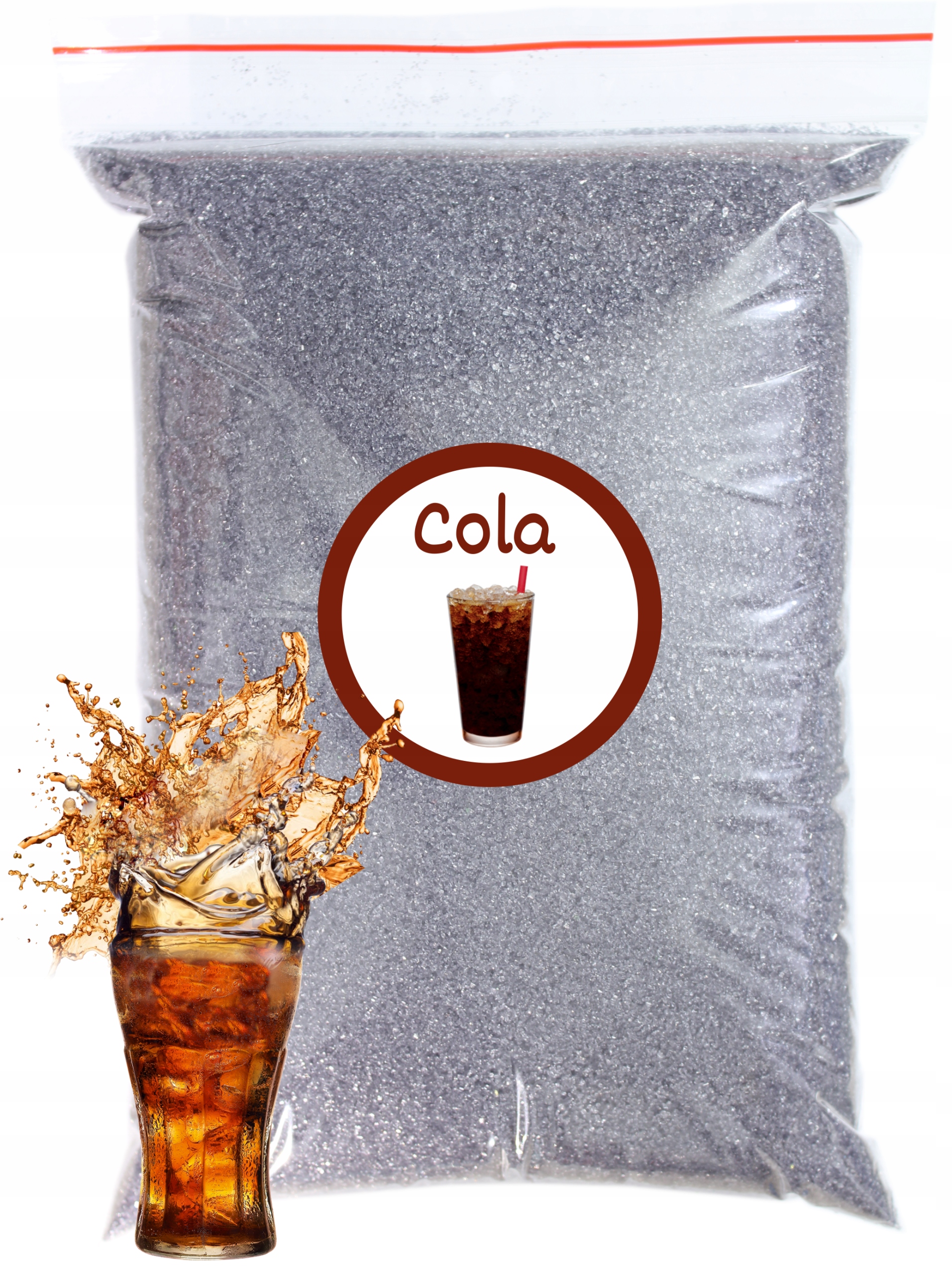 Cukier Do Waty Cukrowej Cola 1kg Czarny Szary Colowy Suchy