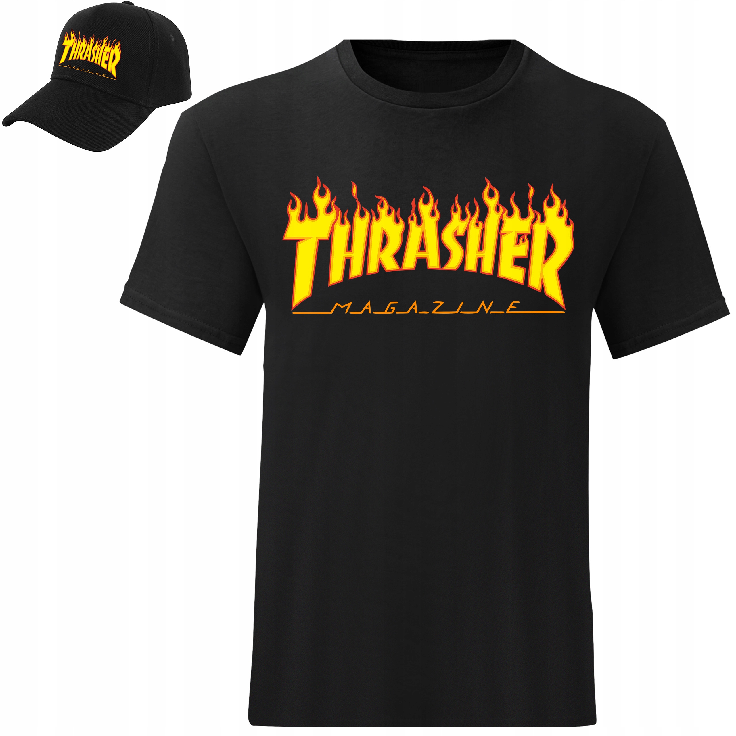 

Koszulka Męska Trasher Thrasher Rozm L + Czapka
