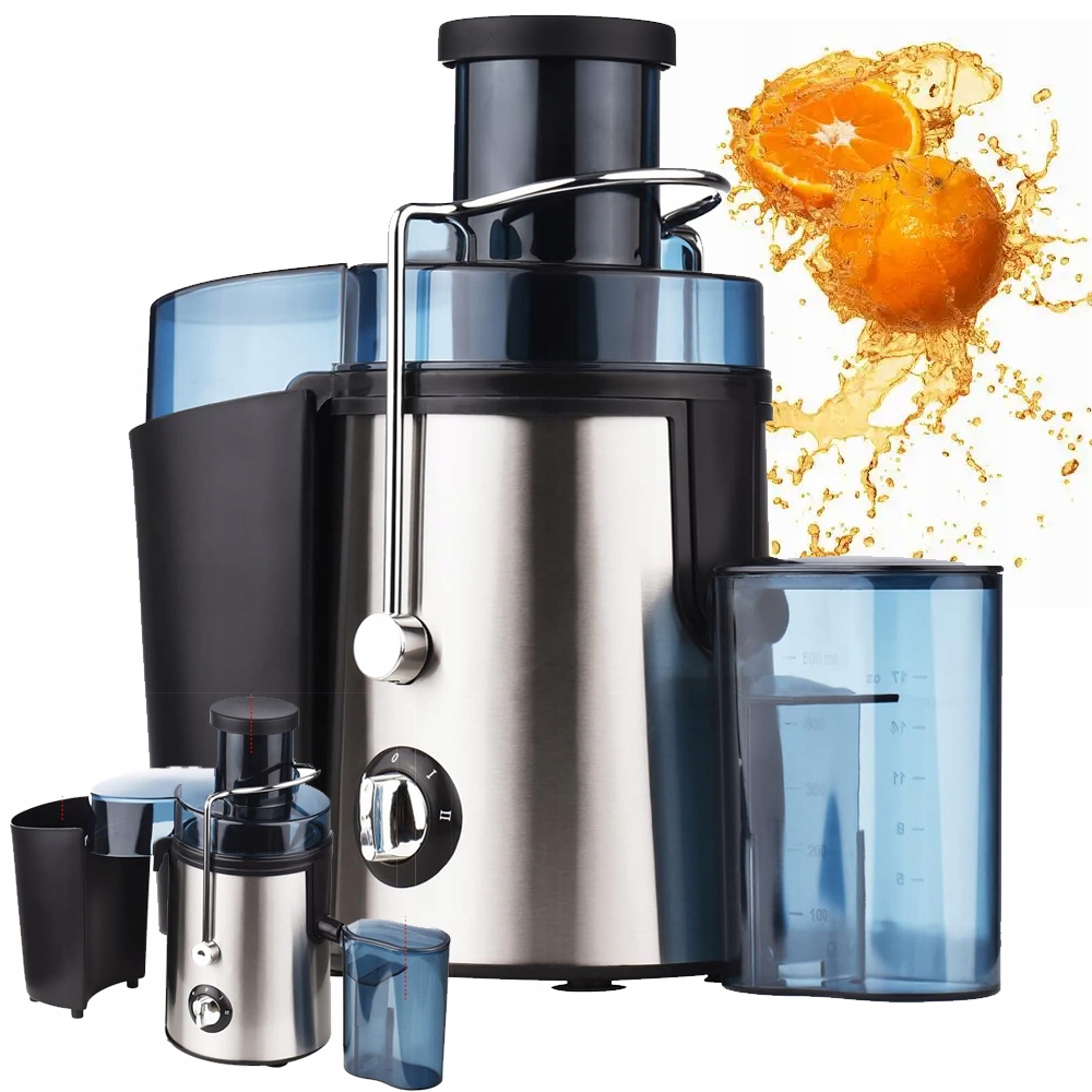 Vysokootáčkový odšťavňovač na ovoce a Zeleniny 1000 W 500 ml 2 rychlosti