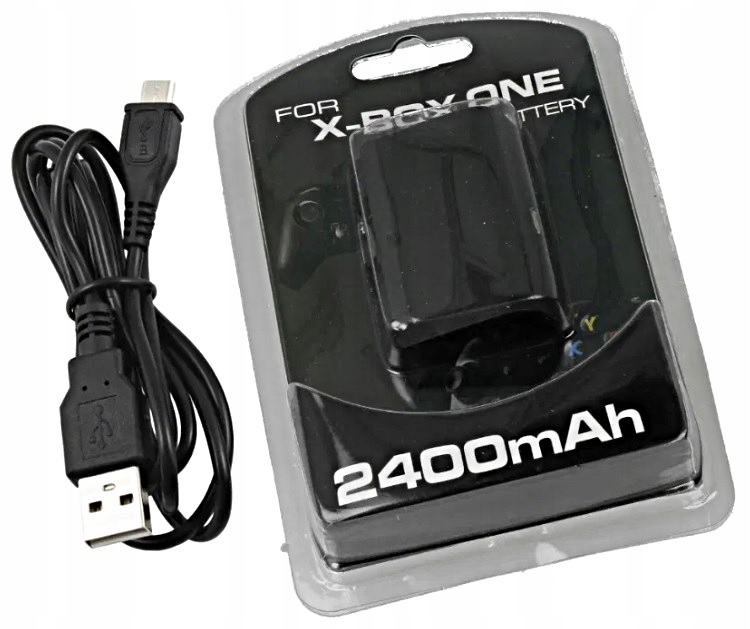 АККУМУЛЯТОР ДЛЯ ГЕЙМПАДА XBOX ONE, АККУМУЛЯТОР 2400 мач+КАБЕЛЬ