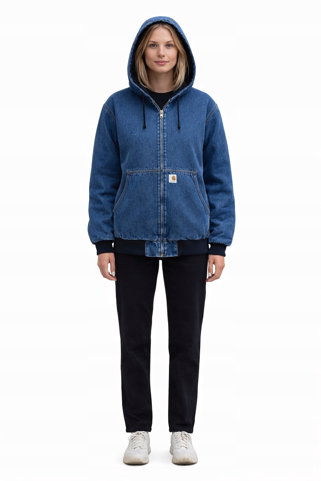 Carhartt Džínová Bunda S Podšívkou A Kapucí S I2C