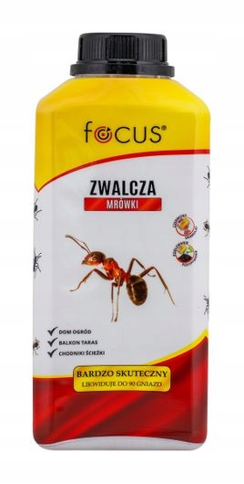 

Focus Granulat Zwalcza Mrówki Butelka 900 G