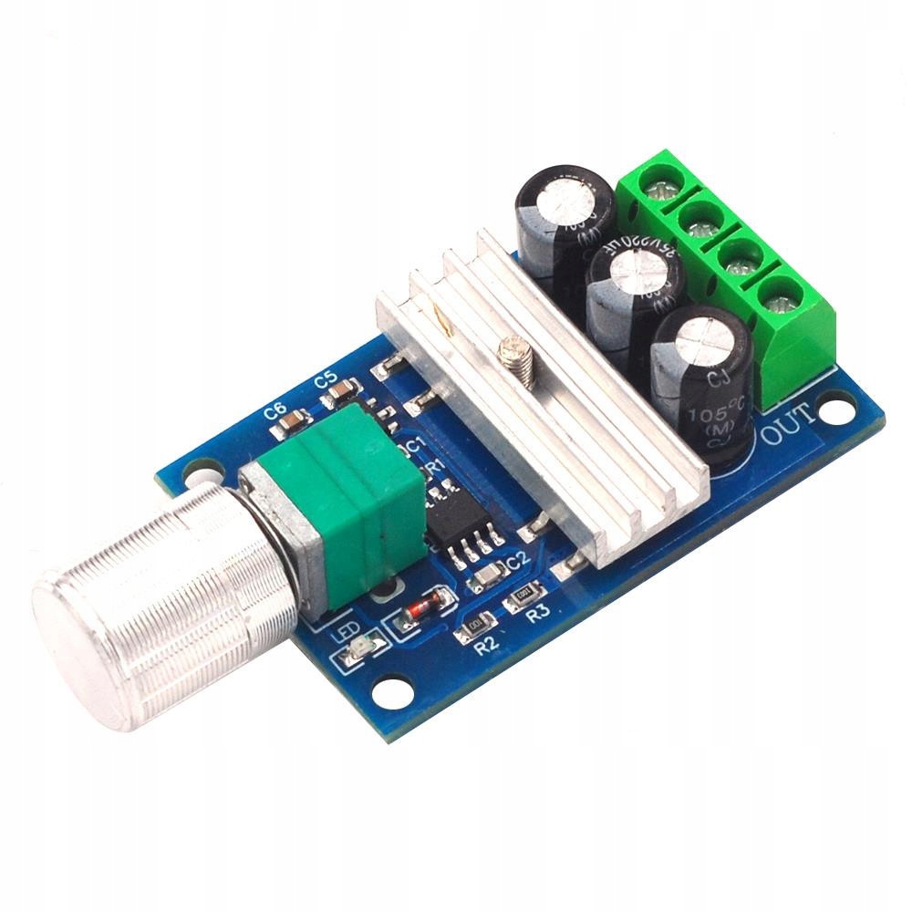 REGULATOR OBROTÓW SILNIKA PWM DC 3A 80W
