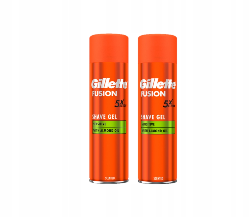 

Gillette Fusion5 Żel do golenia 2 sztuki