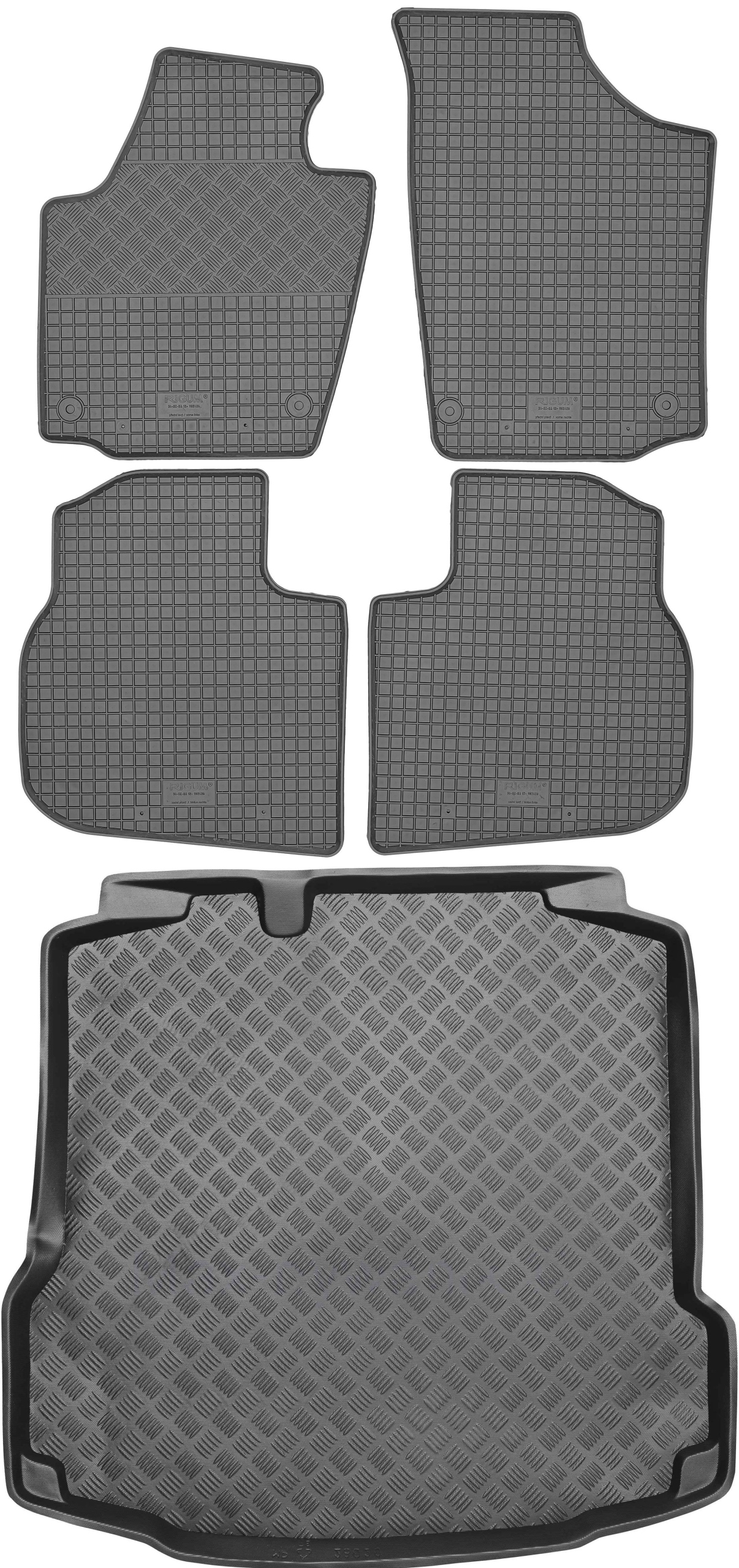 Seat Toledo IV Sd 2013- Sada Gumové rohože rohož