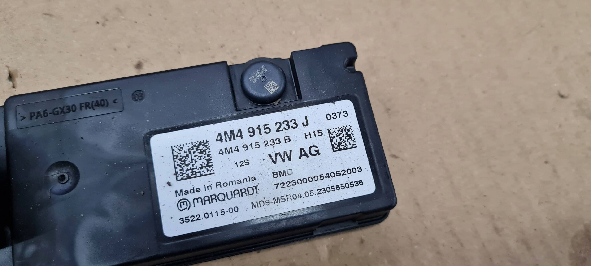 A6 C8 4K modulo Centralina KONTROLI UKLADU per batteria 4M4915233J A7 4K