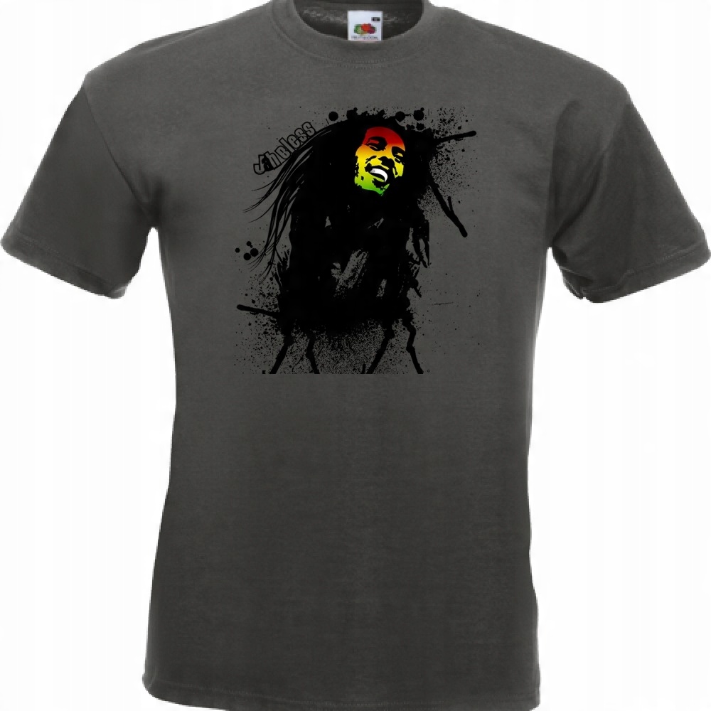 

Koszulka z nadrukiem reggae Marley rasta XL grafi