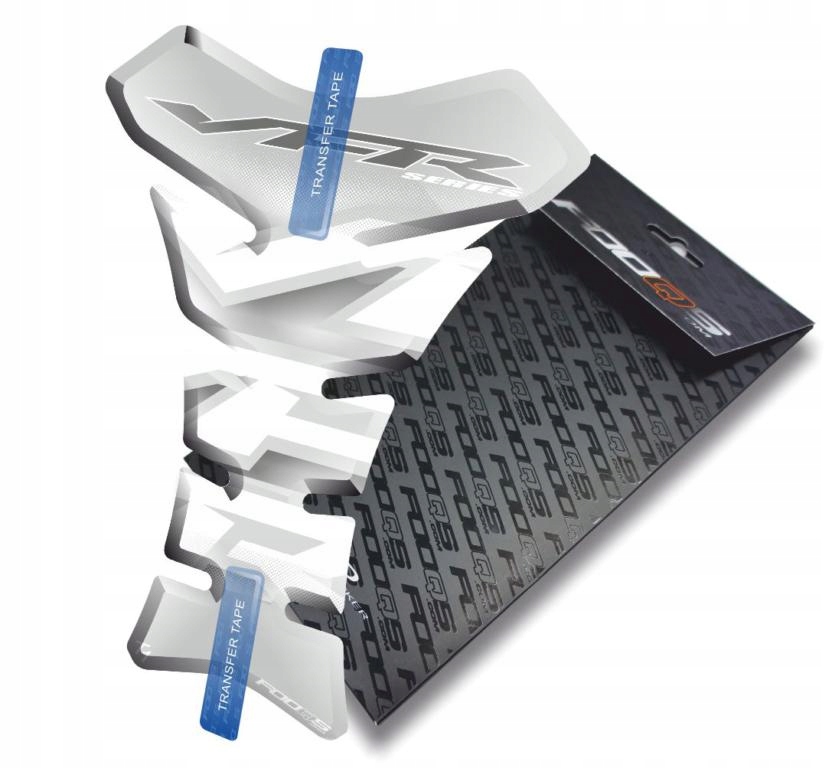 Tank-pad od firmy Fooqs pro Honda Vfr 400 750 800 1200 Bílý