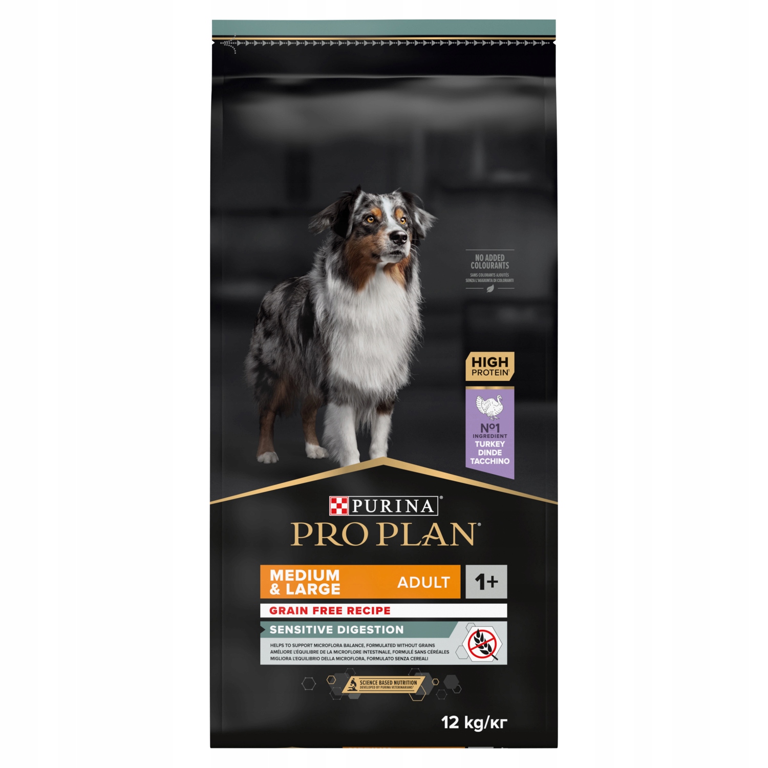 Levně Purina Pro Plan Adult Medium & Large Digestion OptiDigest 12 kg