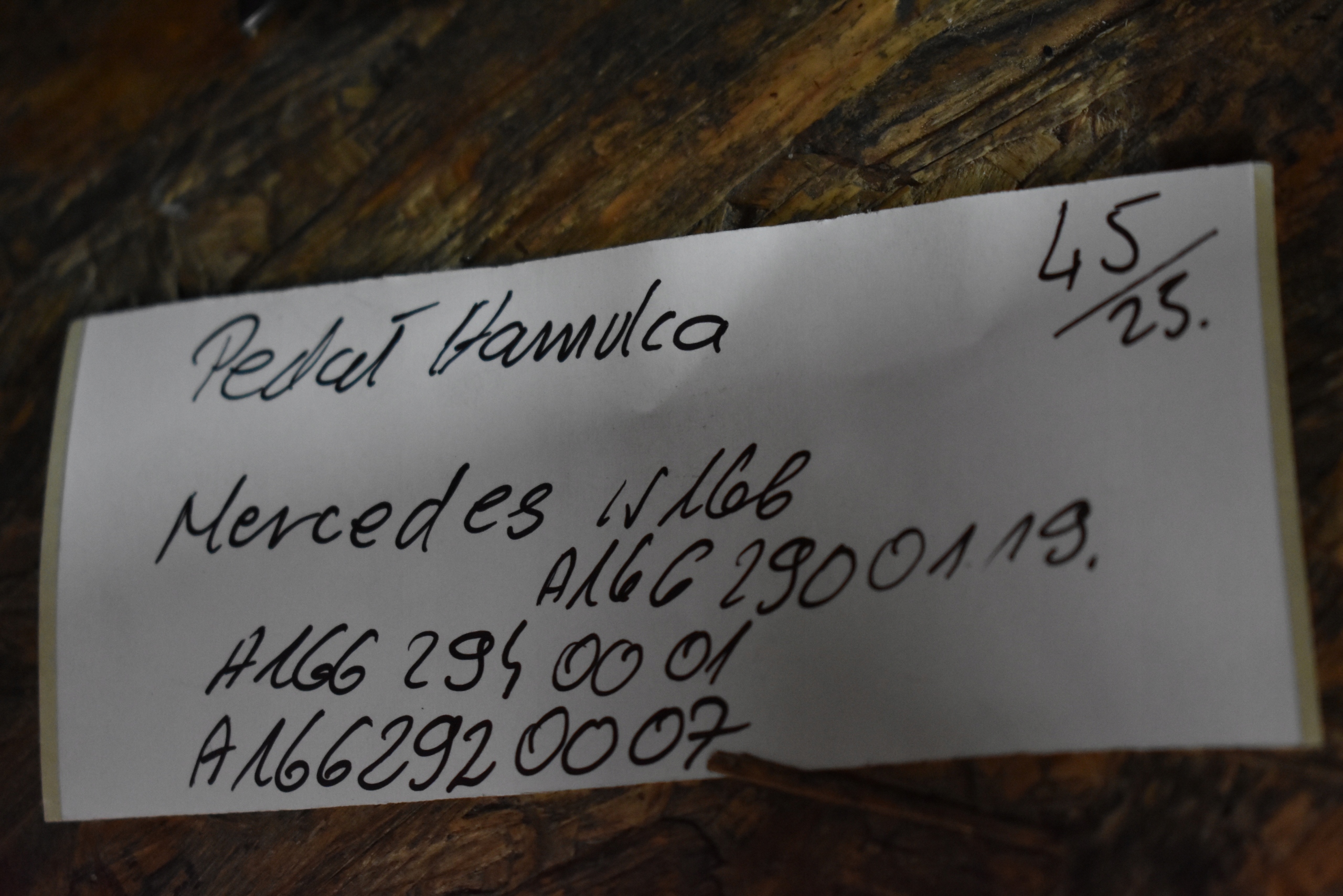 IDEALNY PEDAL Bremse MERCEDES W166 1