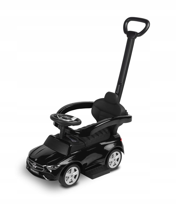Jeździk Mercedes C-class Toyz Black Z Piankowymi Kołomi I Rączką