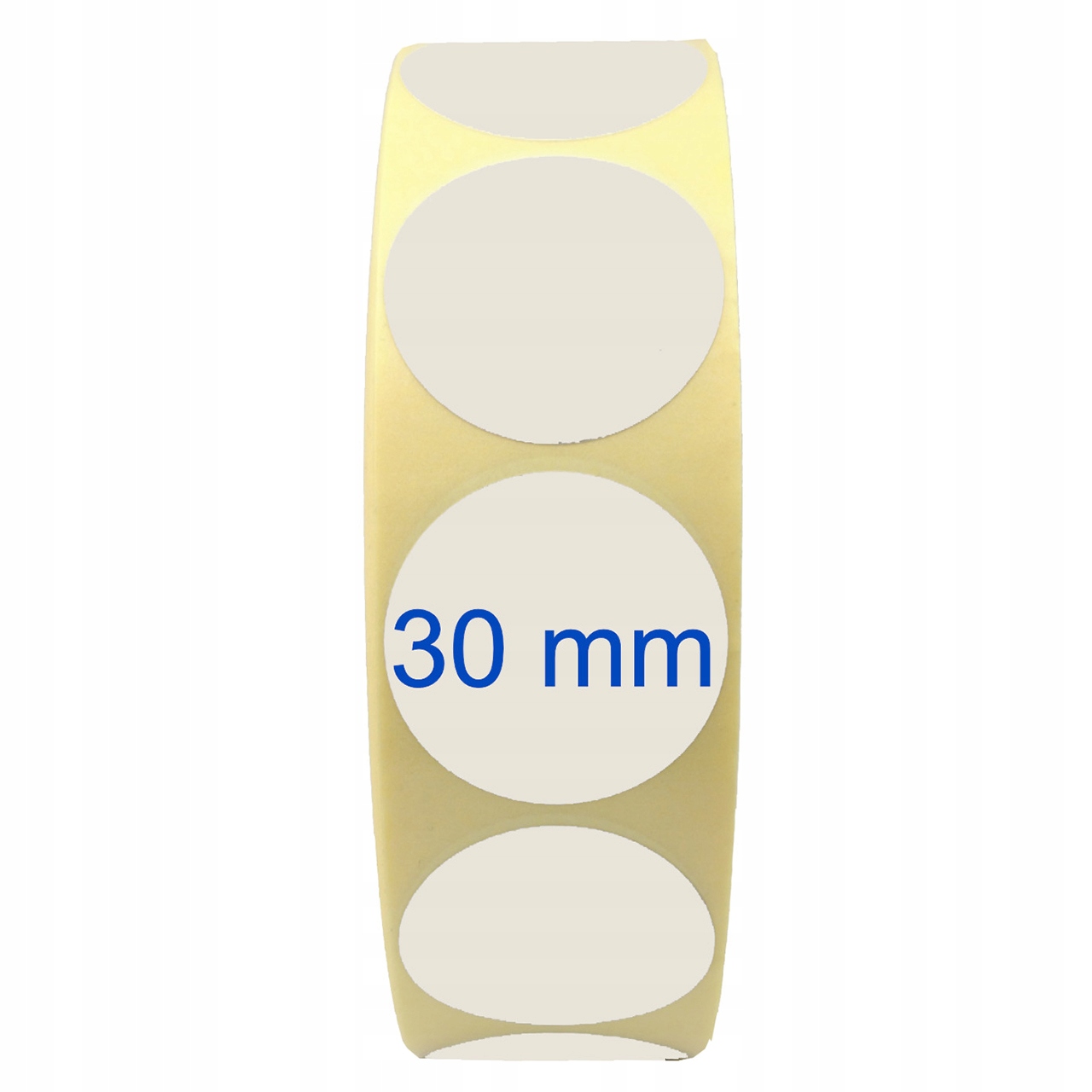 

Etykiety Termiczne fi30 mm Białe 2000 szt. klej