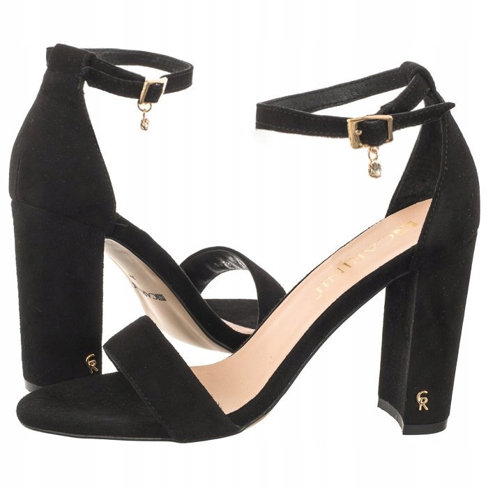 Dámské sandály Carinii černé B8898-H20