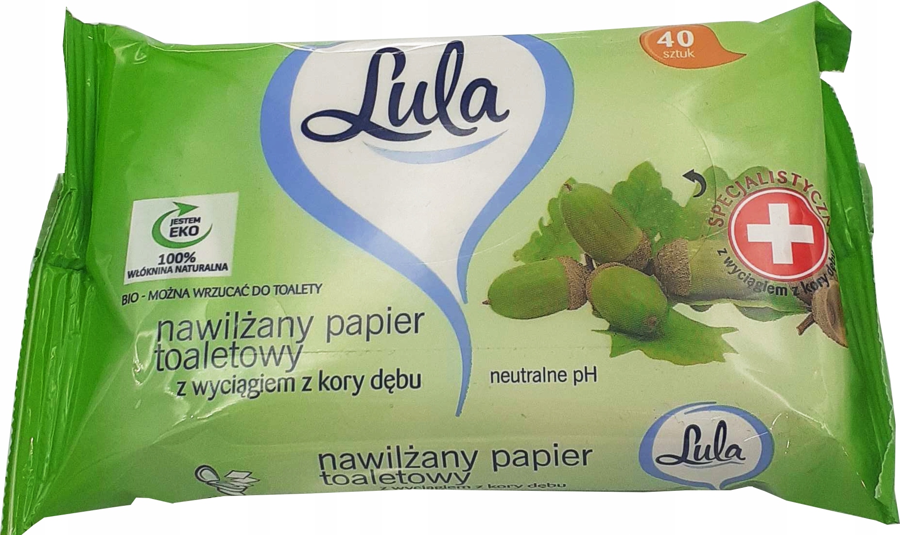 

Lula Nawilżany Papier Toaletowy Kora Dębu 40 szt