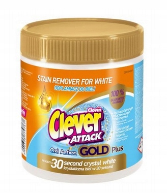 

Clever Attack Gold Odplamiacz Tlenowy Do Bieli