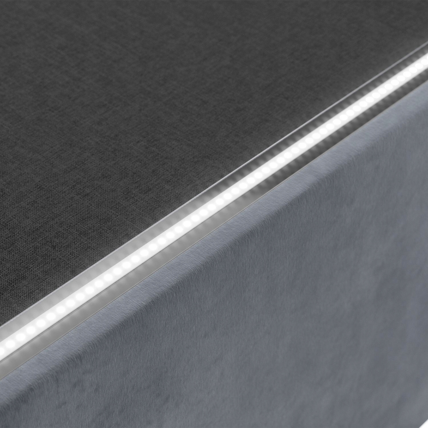 816 Łóżko tapicerowane stelaż LED 180x200 Rzeszów Rozmiar 180x200