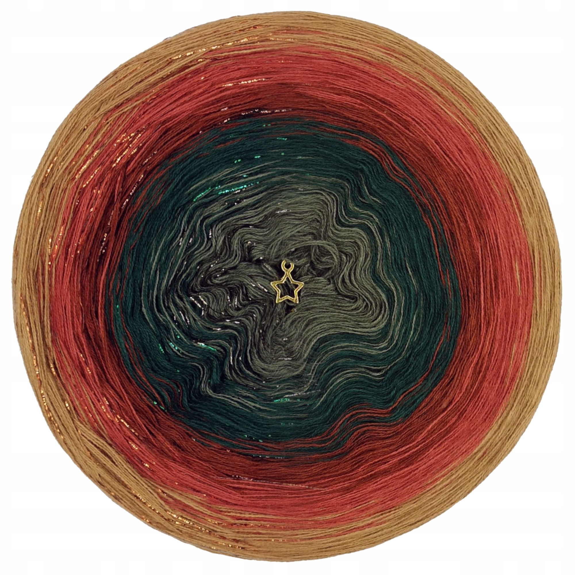 Příze bavlna akryl motůrek 3 nitě XMAS09 Lurex 1600m