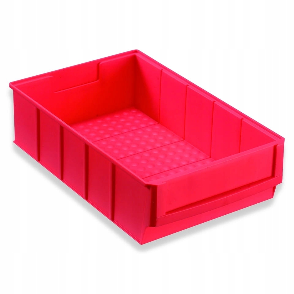 

Pojemnik magazynowy czerwony- 185x300x81 mm