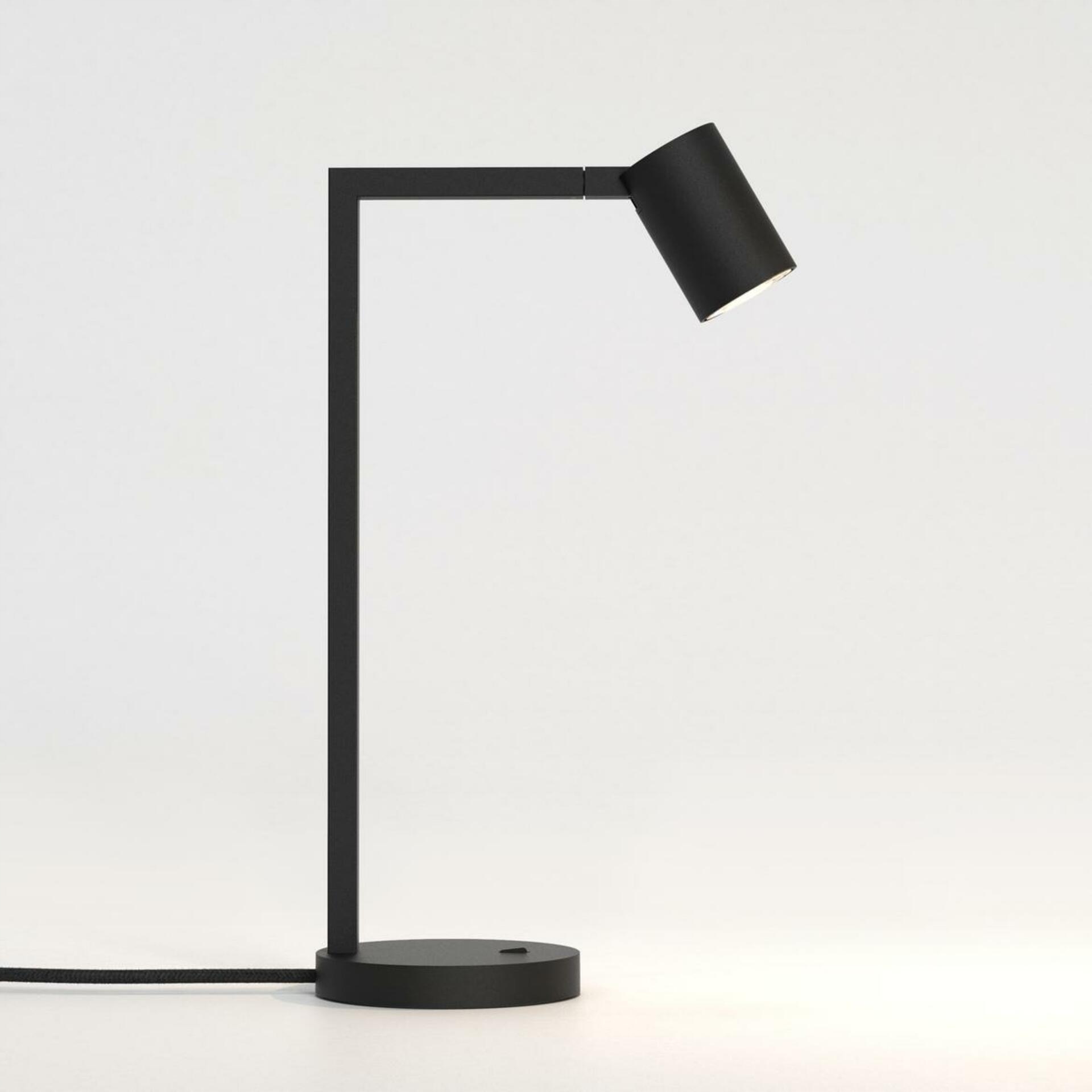 Stolová lampa Astro Ascoli Desk čierna GU10, otočná hlavica, moderný design