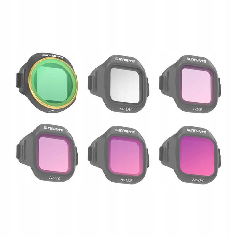 Sunnylife Sada Filtrů Mcuv Cpl ND8 ND16 ND32 ND64 Pro Mini 5 Pro Fotografie