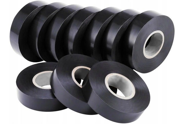Taśma izolacyjna PCV czarna 19 mm x 5 m 10 szt.