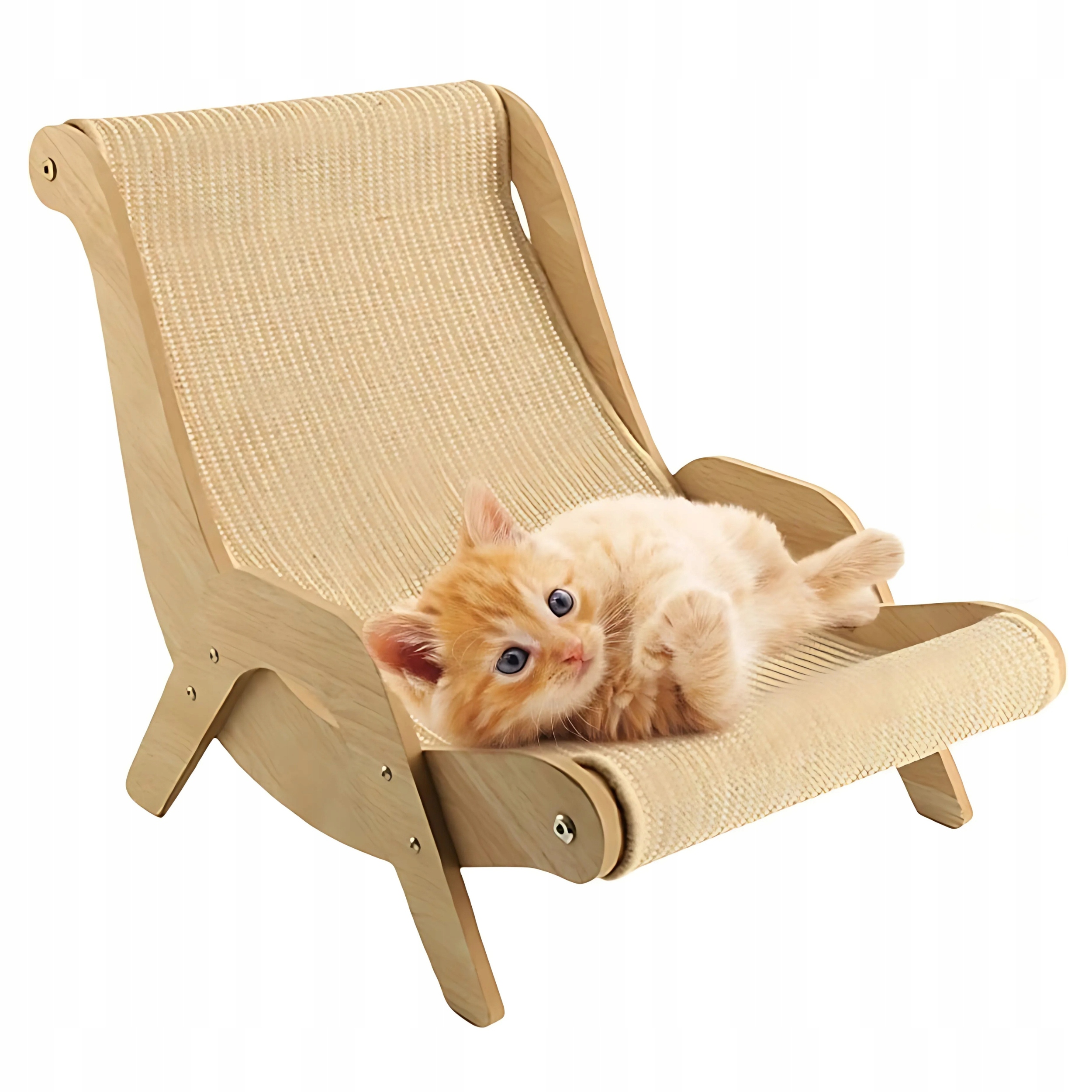 Legowisko Drapak Leżak dla Kota Zabawka Nowoczesna Sofa Sizal Posłane CST03