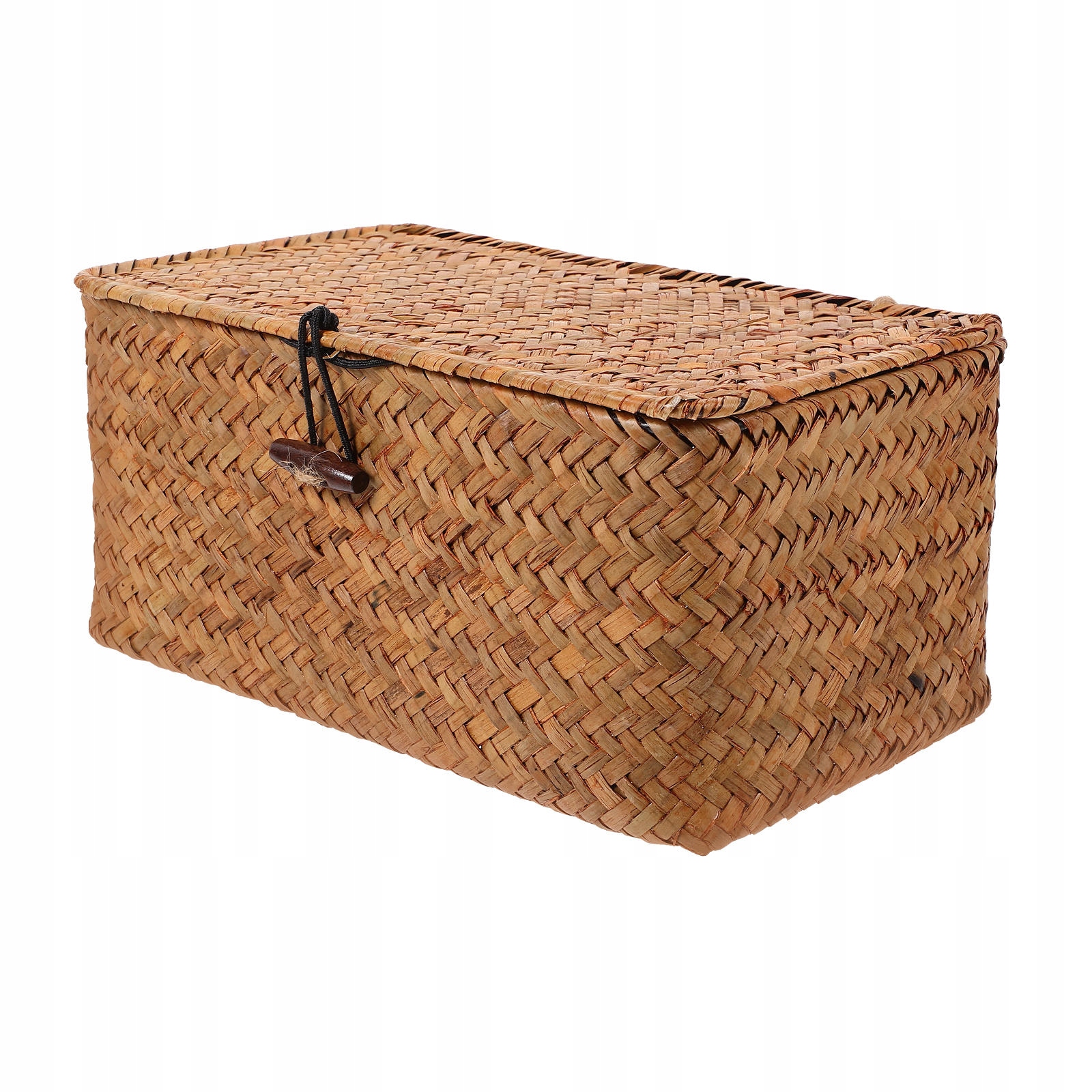 PUDEŁKO DO PRZECHOWYWANIA KOSZ TKANY Z POKRYWĄ KOSZE WIKLINOWE