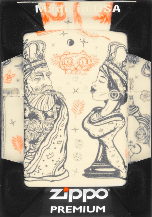 Zapalovač Zippo Chess Design 60007084 Větruodolný benzínový