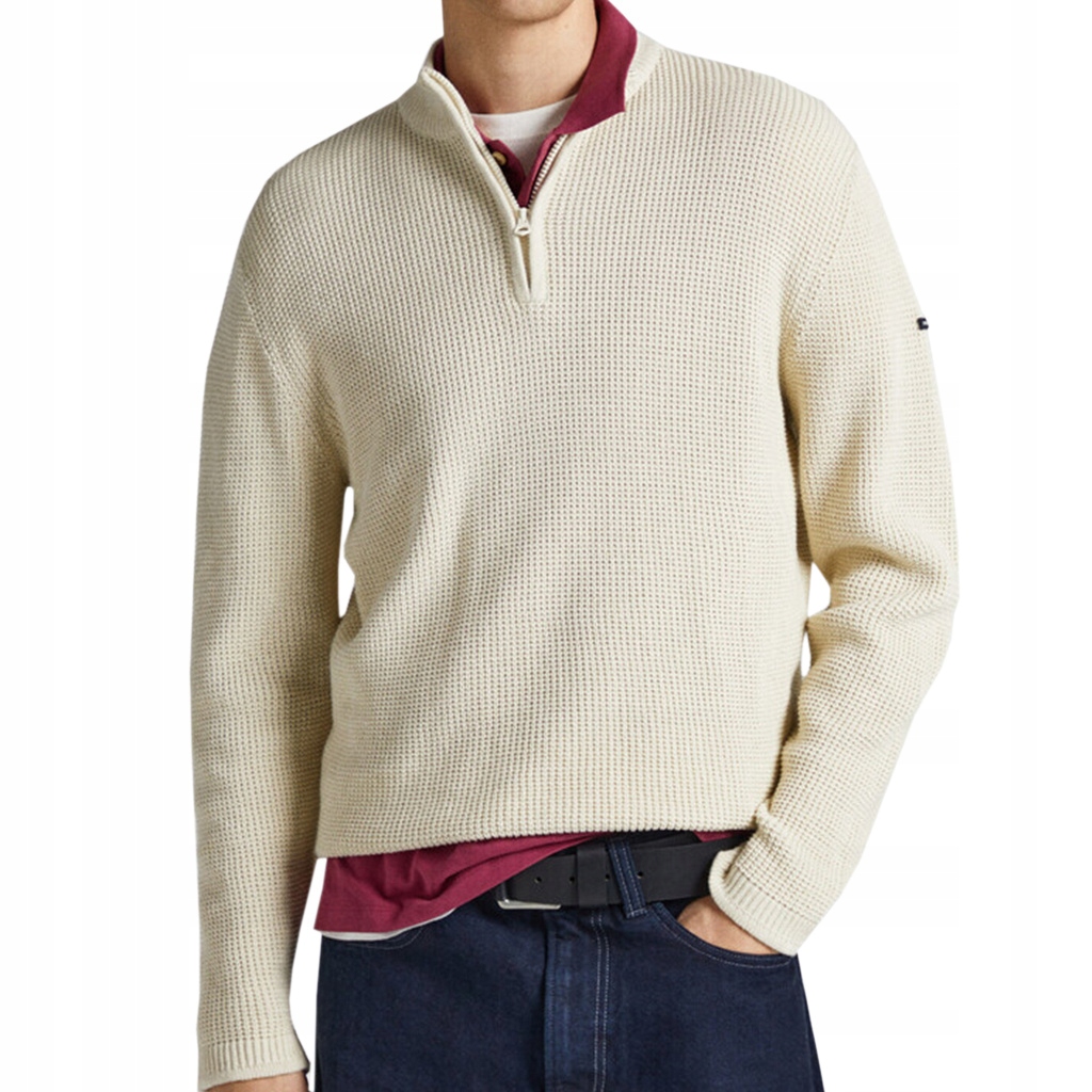 Pánský svetr Pepe Jeans King PM702348 Ecru (krémová)