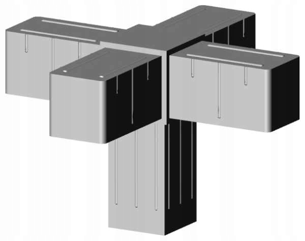 

Łącznik plastikowy do profil aluminiowy 20x20x1,5