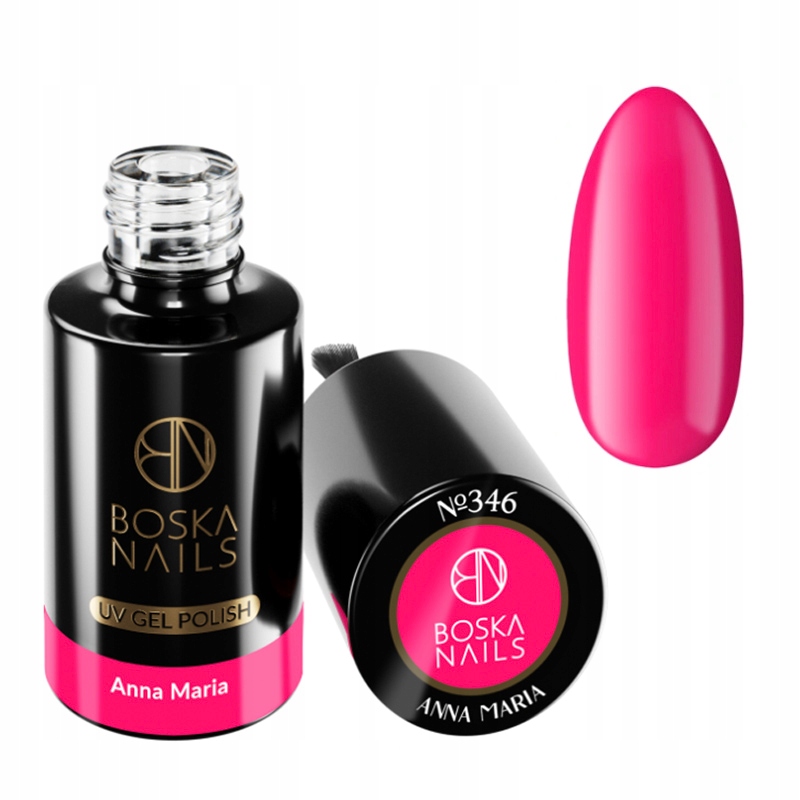 

Boska Nails Lakier hybrydowy 6ml jaskrawy Różowy