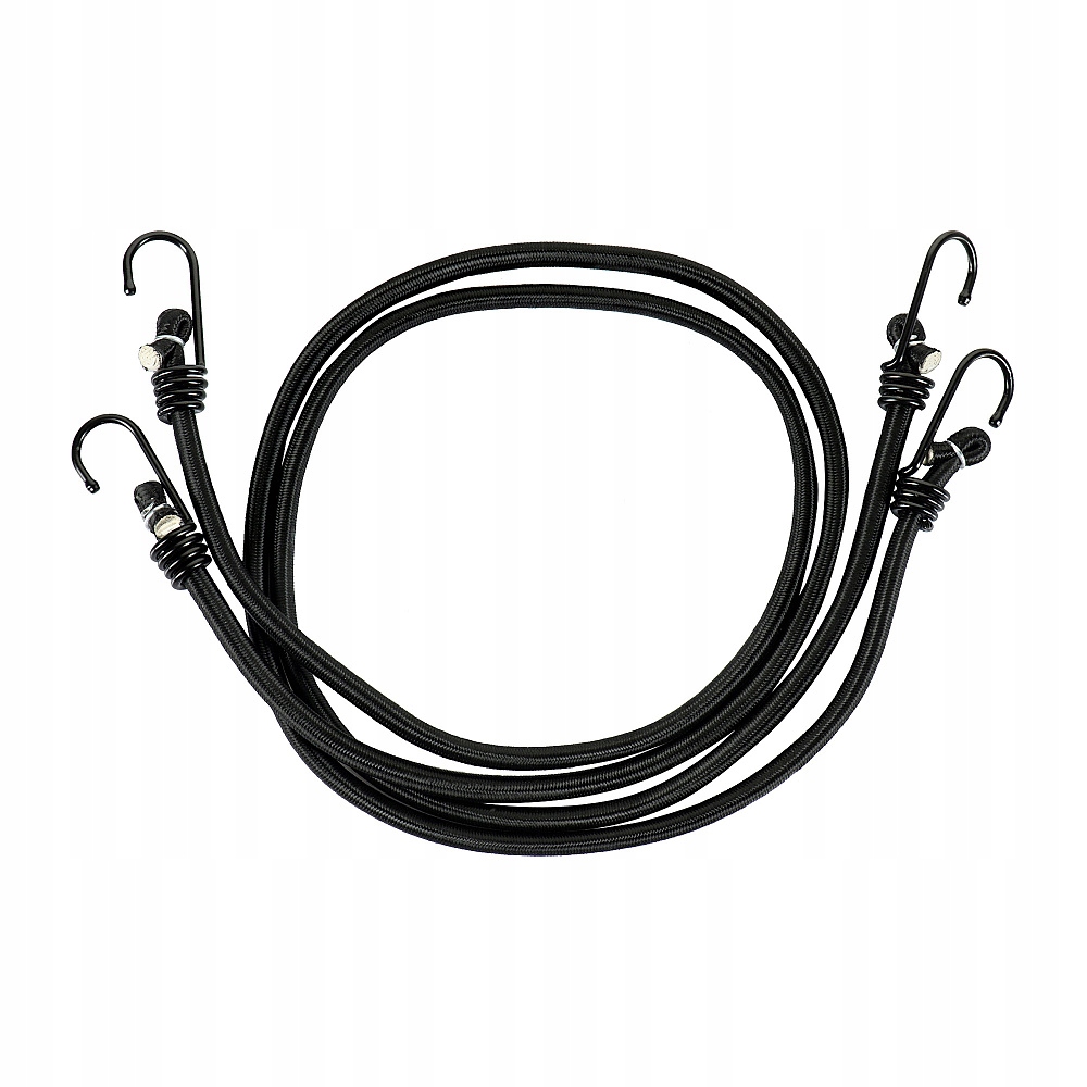 Sznur M-Tac elastyczny z haczykami black 2 szt. linka trok expander