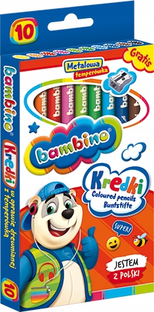 KREDKI BAMBINO 10KOL JUMBO +TEMP. 0331 A'8