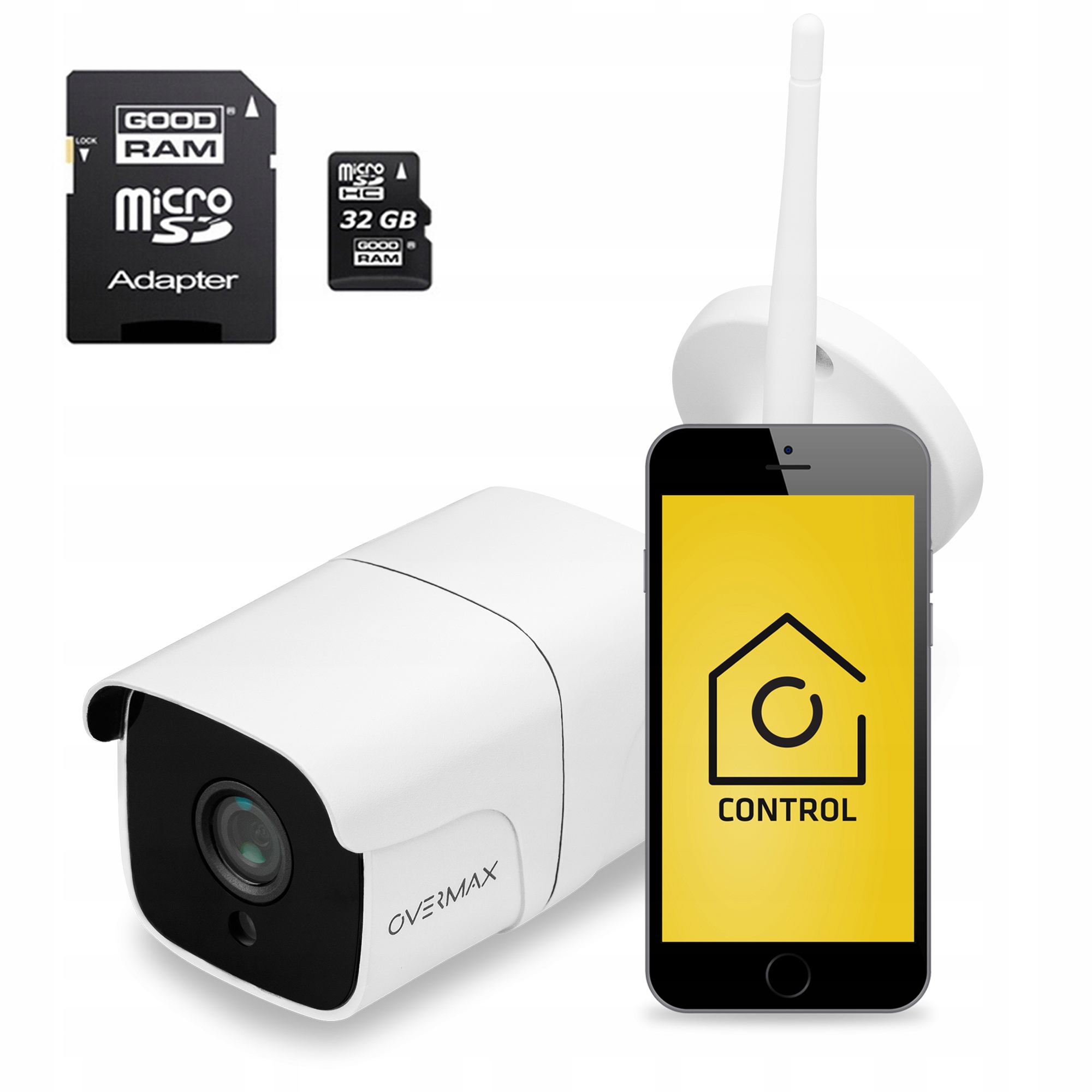 

Kamera Zewnętrzna Wifi Ip 2MPX Full Hd 1080p +sd