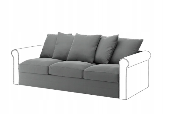 ikea Gronlid Pokrytie Sofy 3-miestny modul