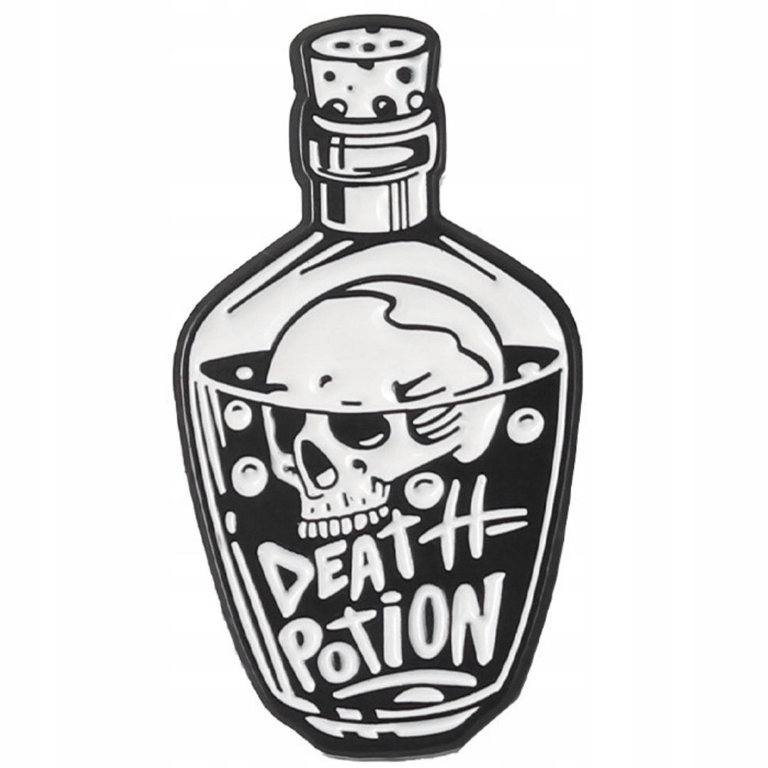 

Przypinka Metal Eliksir Śmierci Death Potion Pin
